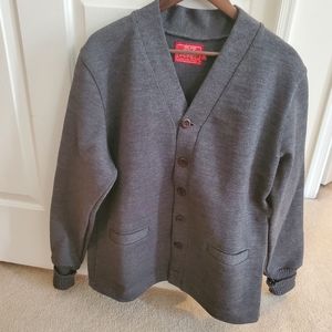 Dehen 1920 classic cardigan XL in Charcoal Heather